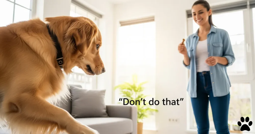Golden Retriever Training Guide: Learning Don't do that Command