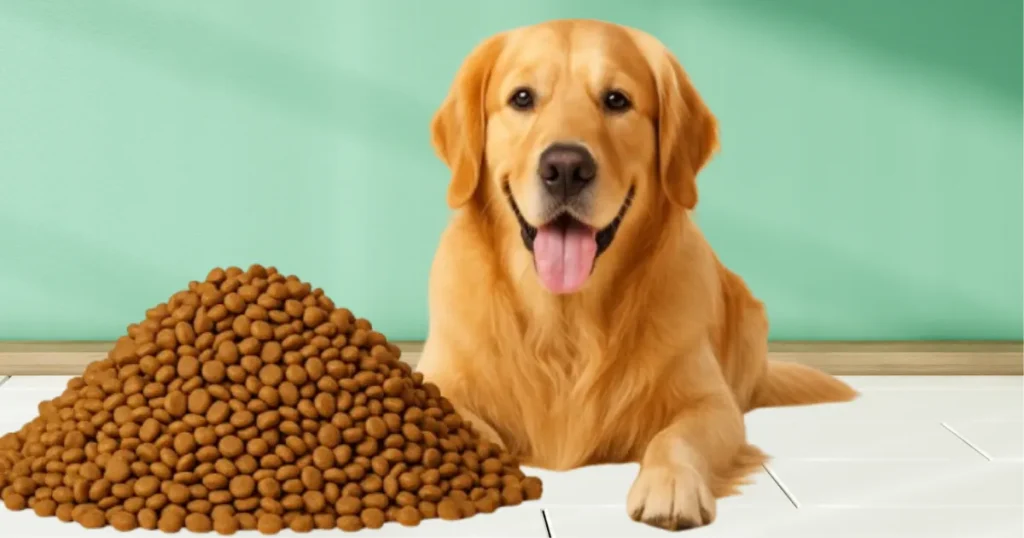 Dry Kibble Food for Golden Retriever