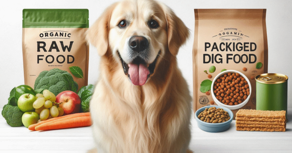 Raw vs. Commercial Dog Food for your Golden Retrievers