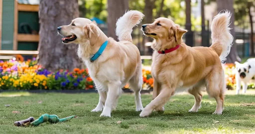 Golden Retriever Fun Activities: Playgroups and Doggy Daycare