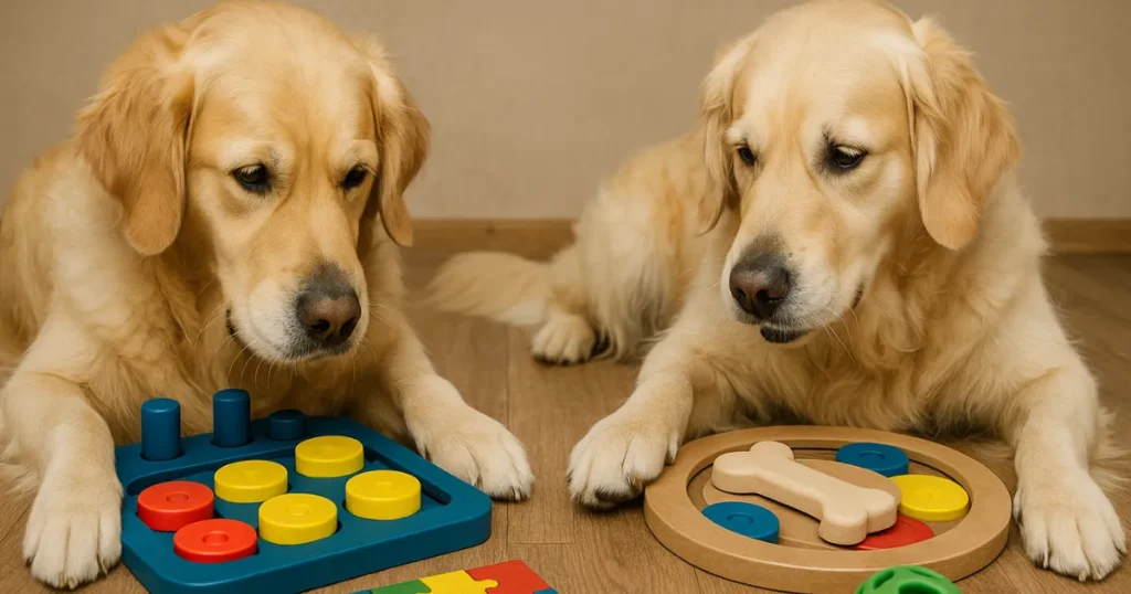 Golden Retriever Fun Activities: Puzzles and Interactive Games