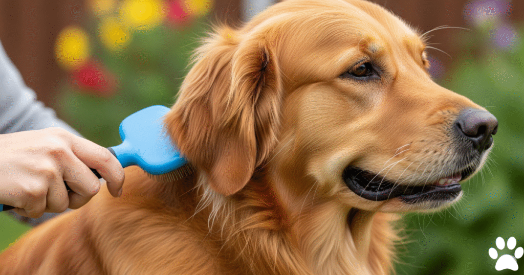 Brushing for a Golden Retriever