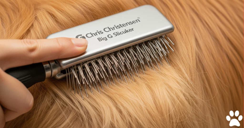 Hertzko Self-Cleaning Brush for Golden Retriever
