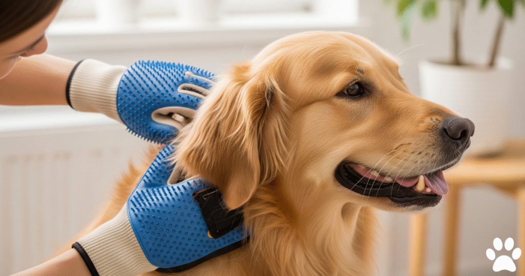 Grooming Gloves for Golden Retriever