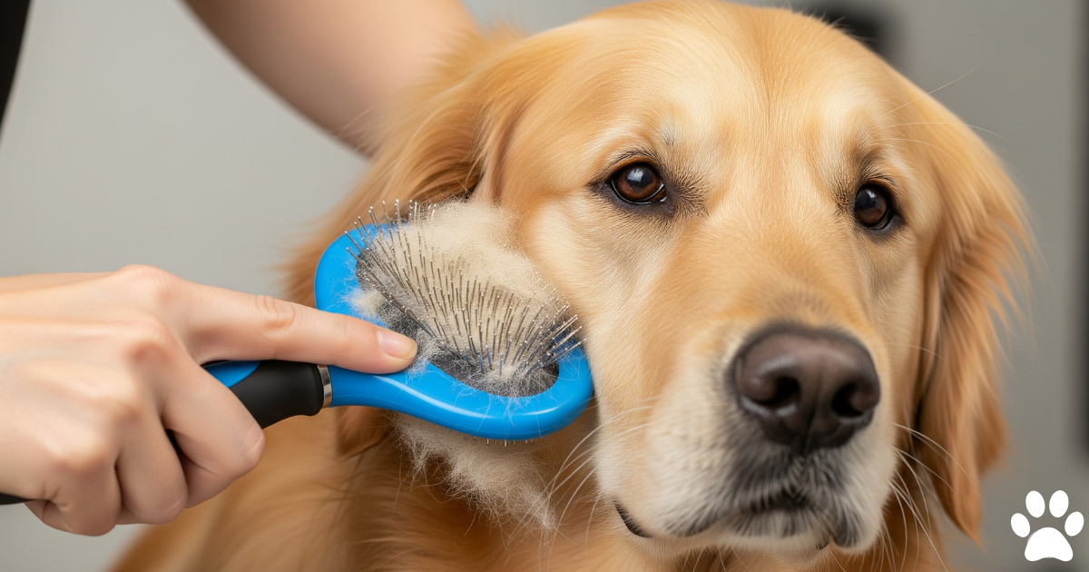 Golden Retriever Brush Selection For Home Grooming