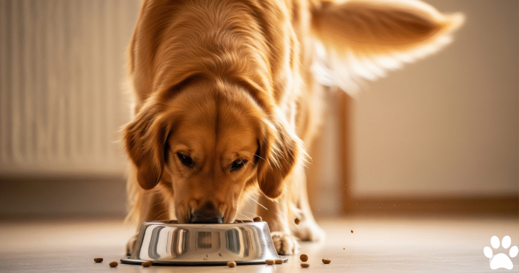 Bloat in Dogs: Golden Retriever eating too fast