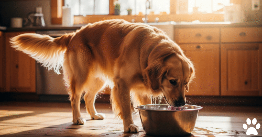 Bloat in Dogs: Golden Retriever Drinking water too fast