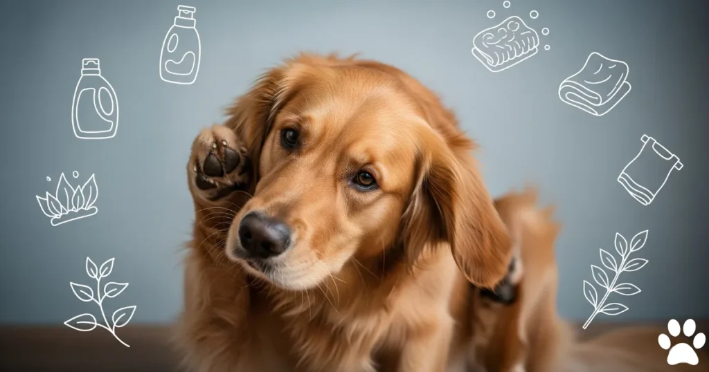 Contact Allergy in Golden Retriever