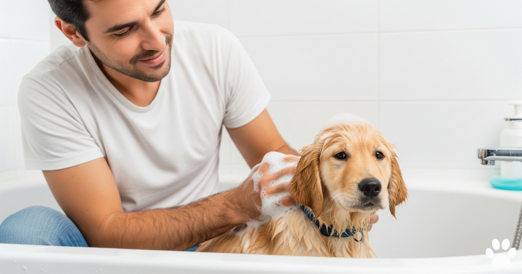 Bathing DIY Grooming vs Professional Grooming for Golden Retrievers