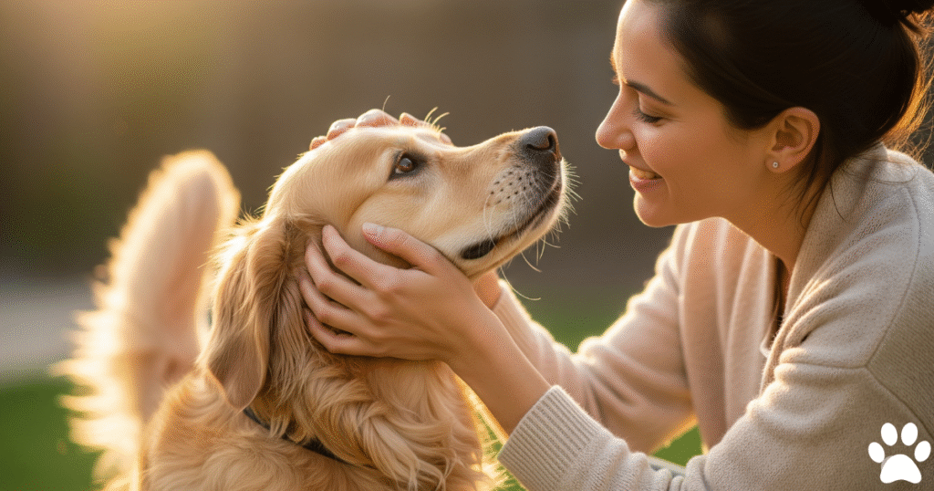 Friendly behavior with your Golden Retrievers 