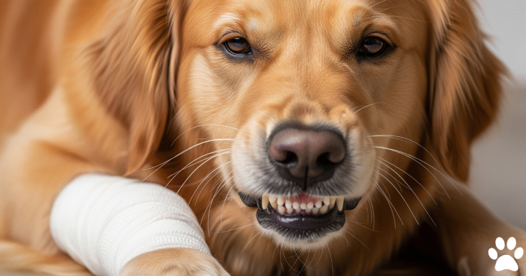 Aggressive Golden Retriever due to Pain