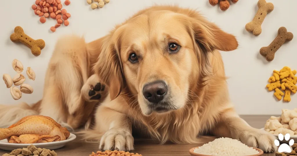 Food allergy Golden Retriever