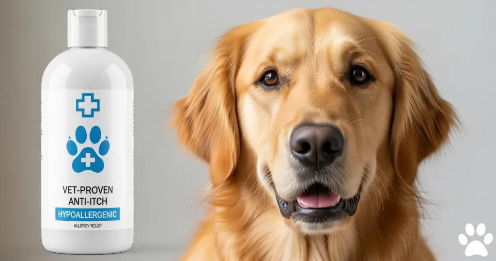 Best Vet-Proven Anti-Itch & Allergy Best Shampoo for Golden Retrievers