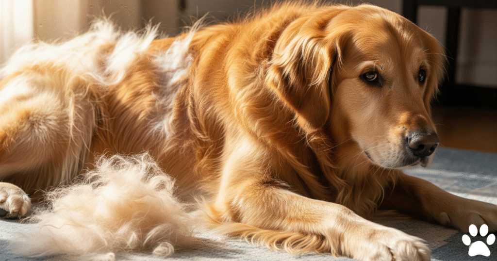 2-7 Years Golden Retrievers Shedding