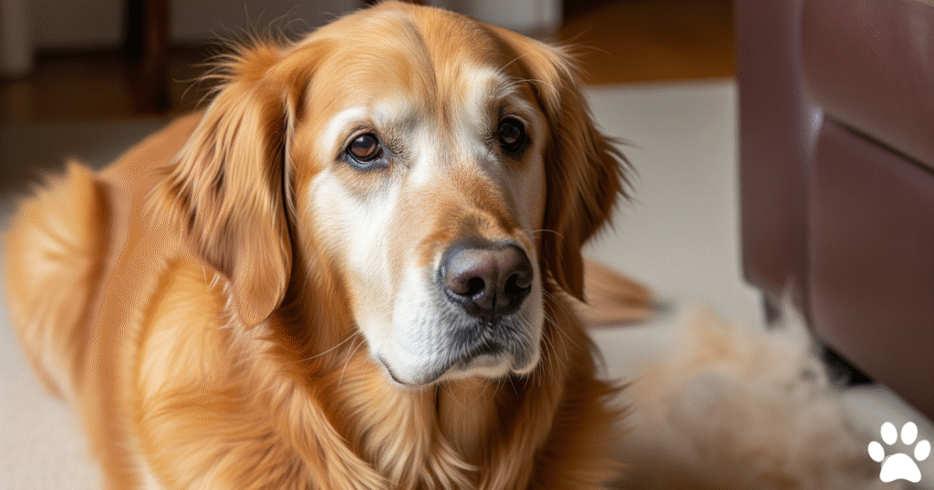 7+ Years Golden Retrievers Shedding