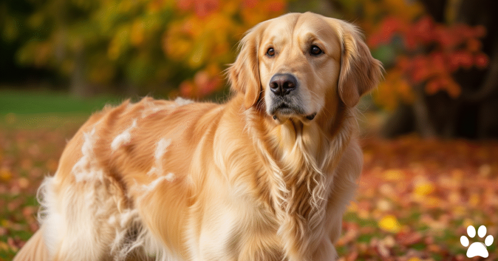 Golden Retrievers Shedding in Fall
