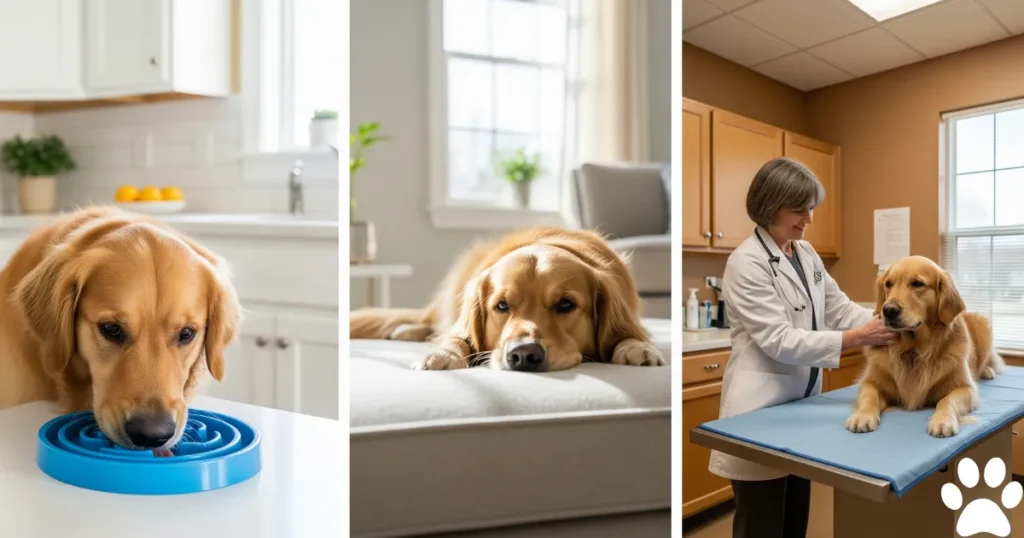 Diet fPreventing GDV in Golden Retrievers