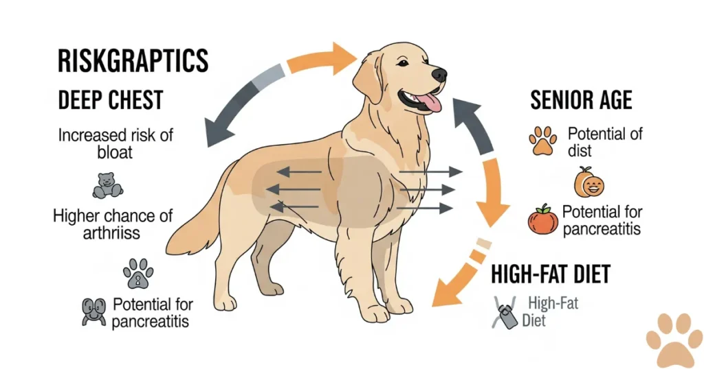 Golden Retriever Health Problems That Increase Bloat Risk