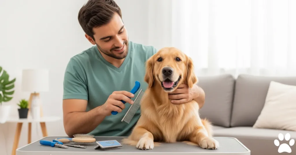 Safe Golden Retriever Haircut at Home