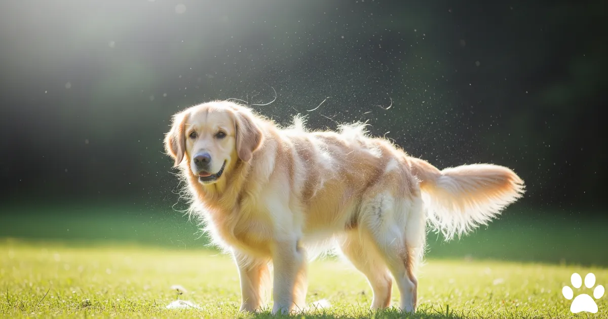 Golden Retriever Molting