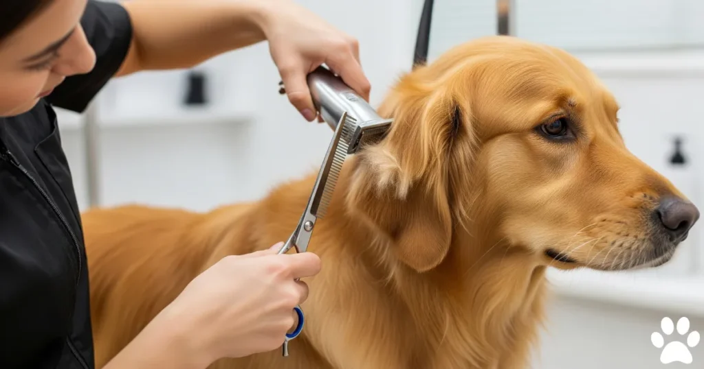 Trimming guide for Golden Retriever Short Hair
