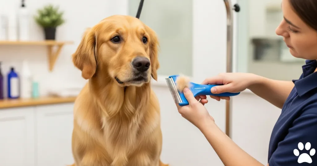 Regular shedding after Golden Retriever Summer Cut