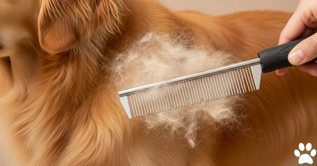 Undercoat Comb for Golden Retriever Summer Cut