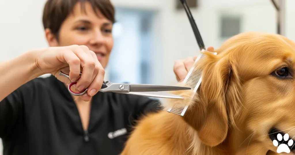 Thinning Scissors for Golden Retriever Summer Cut