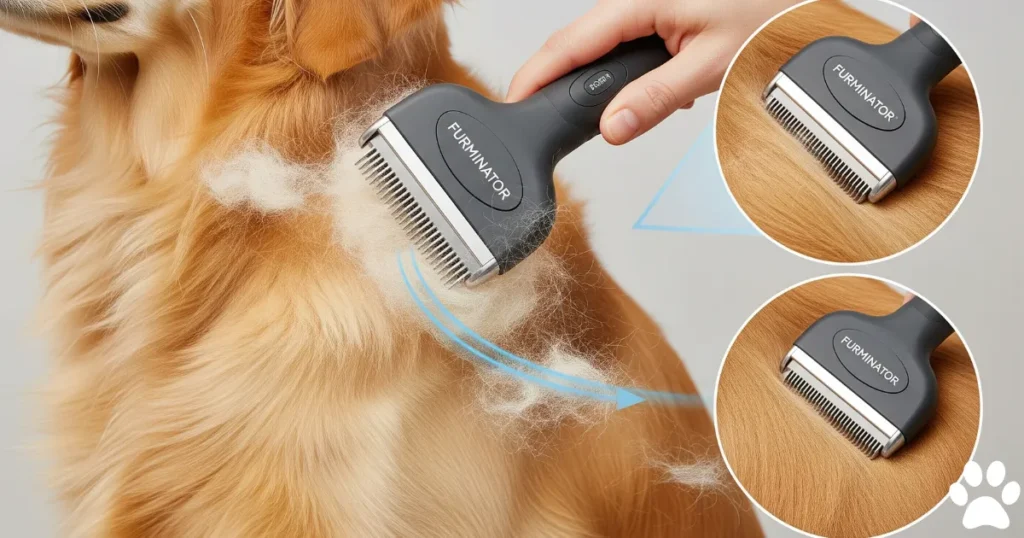 deShedding Tools for Golden Retriever Summer Cut