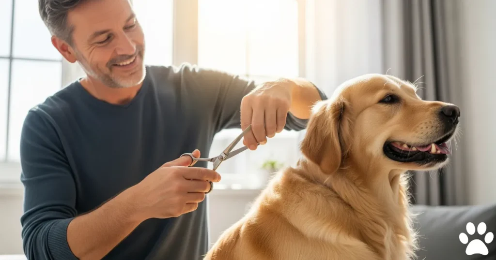 DIY Golden Retriever Summer Cut