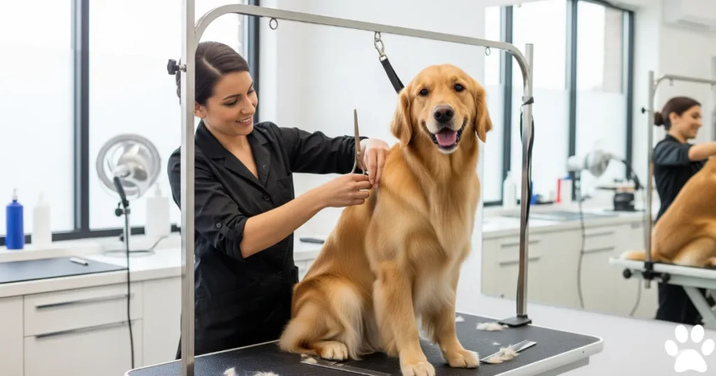 Professional Golden Retriever Summer Cut