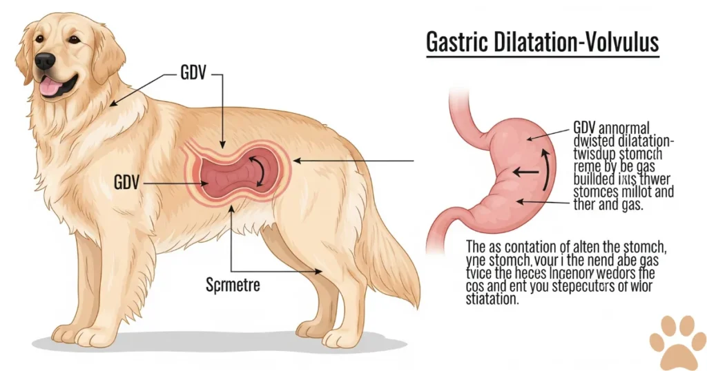 How to Prevent Bloat in Dogs: Gastric Diversion Volvulus in Golden Retrievers