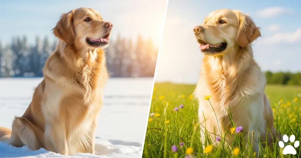 Golden Retrievers Double Coat 
