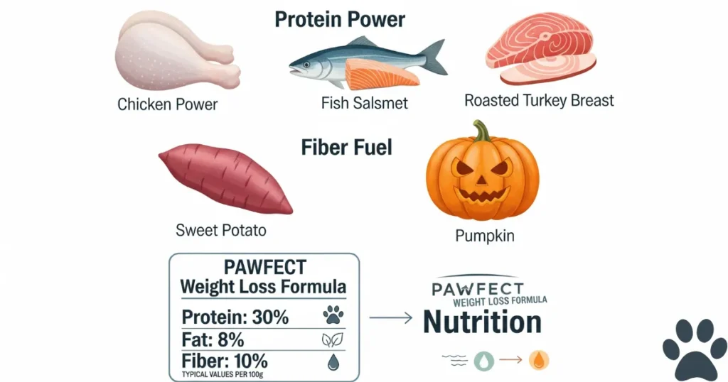 Best Dog Food for Weight Loss: Key Nutritional Components