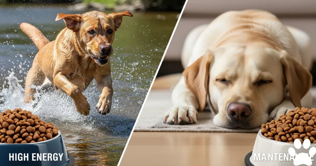 Best Food for Labrador Retriever: Activity Level Food Requirement