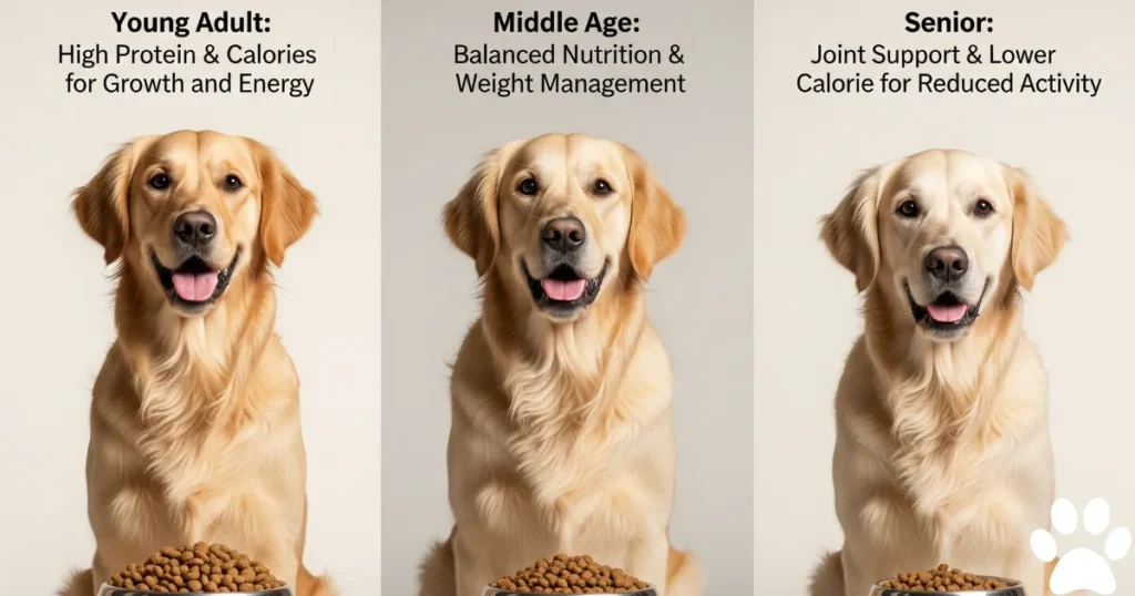 Big breed dog food: Life Stage Nutrition
