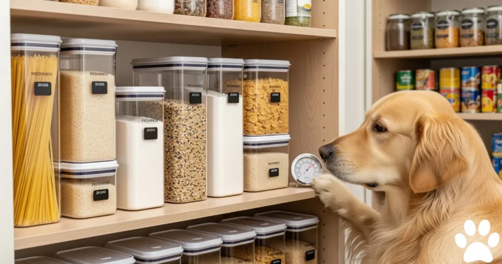 Best dry food for large dogs: Dry Food Storage