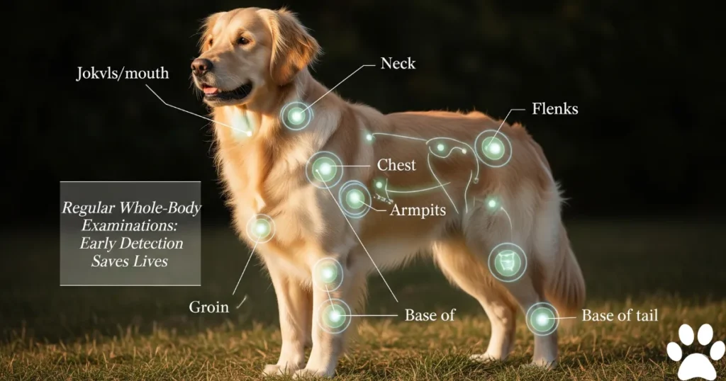 Common locations of Dog Tumor