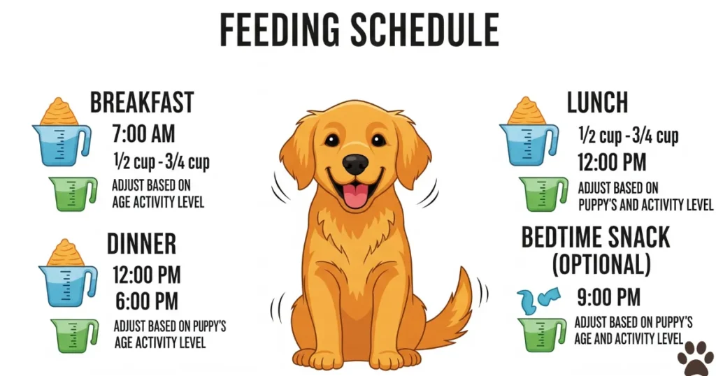 Top Large Breed Puppy Food: Feeding Schedule
