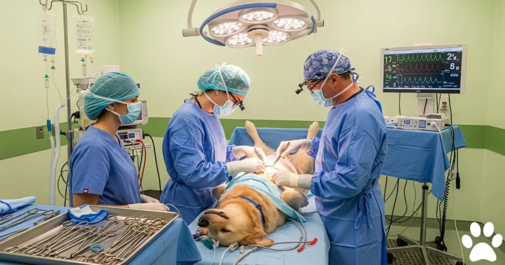 Emergency Treatment of Dog stomach flipping and Twisted stomach in dog