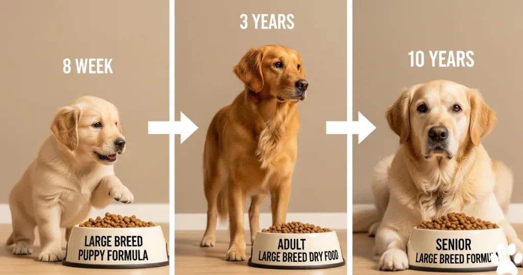 Transitioning to New Food: Best Dry Dog Food for Large Breeds