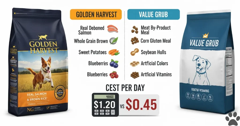 Cost effective food: best large breed