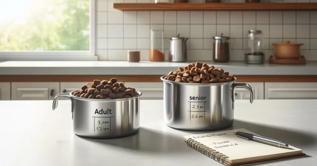 Small Breed Senior Dog Food: Food Transition Methodology