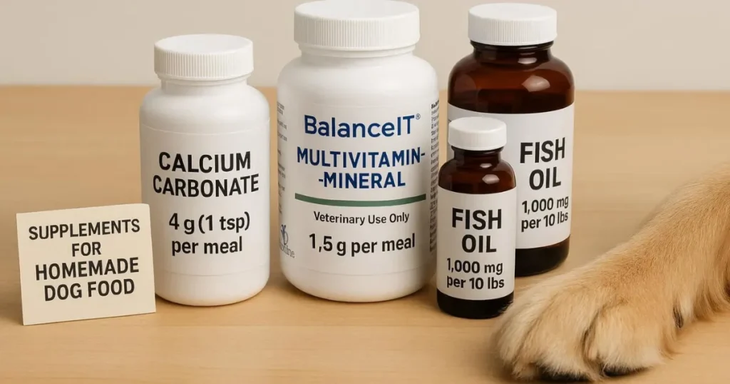 How to Make Healthy Dog Food: Essential Supplementation for Complete Nutrition