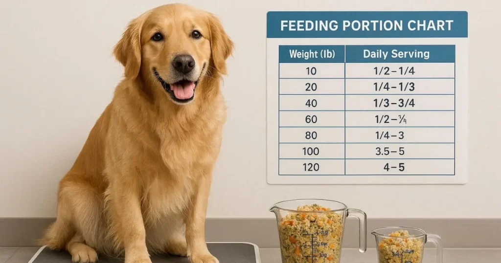 Nutritionally Complete Homemade Dog Food Recipes: Calculating Portions for Nutritionally Complete Recipes
