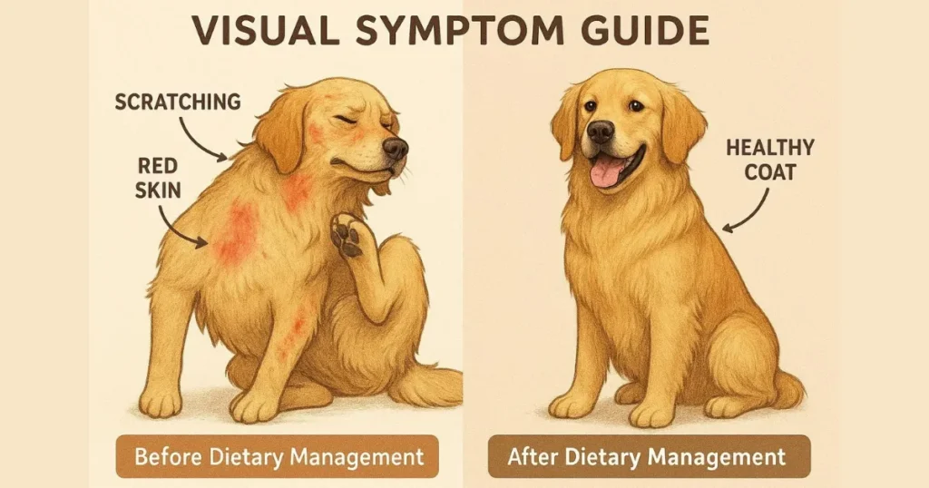 Good Dog Food for Dog with Allergies, Dog Food Allergy Symptoms: What to Watch For