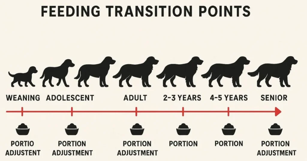 Golden Retriever Puppy Feeding Chart: 8 Critical Feeding Transitions
