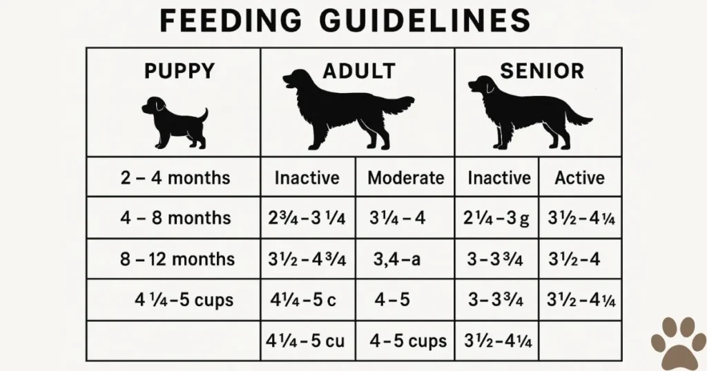 How Often Should Dogs Eat: Feeding Amount Calculator for Golden Retrievers