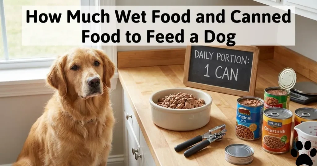 How Much Canned Food to Feed a Dog