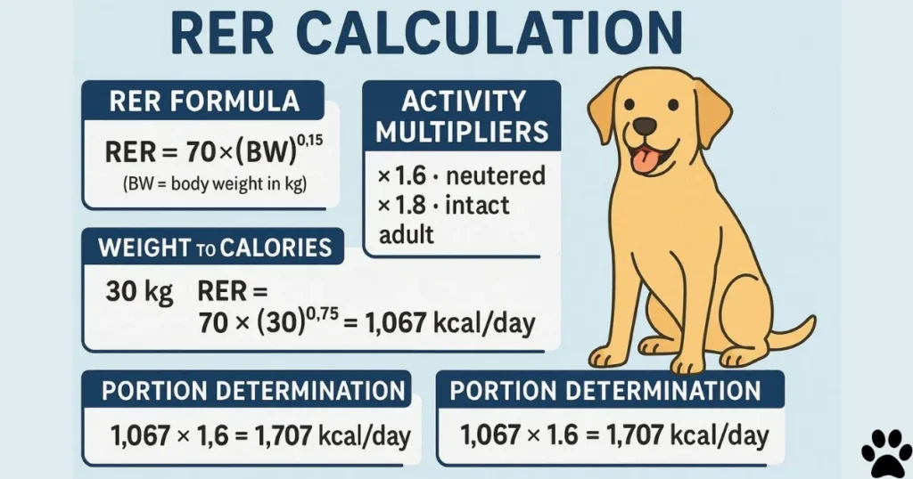 Labrador Retriever Food Amount by Weight
